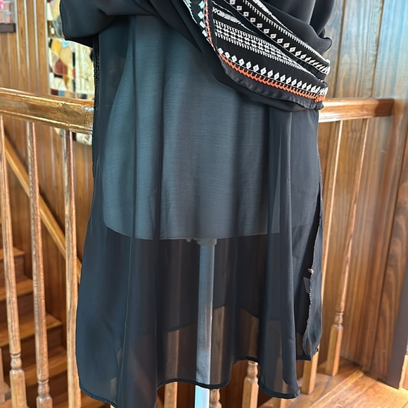 Anthropologie THML Halter Embroidered Dress - Size M - Picture 5 of 7